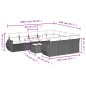 vidaXL 11-tlg. Garten-Sofagarnitur mit Kissen Beige Poly Rattan vidaXL 11-tlg. Garten-Sofagarnitur mit Kissen Beige Poly Rattan
