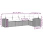 vidaXL 5-tlg. Garten-Sofagarnitur mit Kissen Schwarz Poly Rattan vidaXL 5-tlg. Garten-Sofagarnitur mit Kissen Schwarz Poly Rattan
