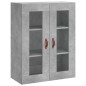 Highboard Betongrau 69,5x34x180 cm Holzwerkstoff Highboard Betongrau 69,5x34x180 cm Holzwerkstoff