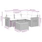 vidaXL 5-tlg. Garten-Sofagarnitur mit Kissen Beige Poly Rattan vidaXL 5-tlg. Garten-Sofagarnitur mit Kissen Beige Poly Rattan