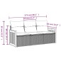 vidaXL 3-tlg. Garten-Sofagarnitur mit Kissen Schwarz Poly Rattan vidaXL 3-tlg. Garten-Sofagarnitur mit Kissen Schwarz Poly Rattan