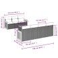 vidaXL 8-tlg. Garten-Sofagarnitur mit Kissen Schwarz Poly Rattan vidaXL 8-tlg. Garten-Sofagarnitur mit Kissen Schwarz Poly Rattan