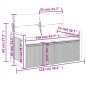 vidaXL 8-tlg. Garten-Sofagarnitur mit Kissen Beige Poly Rattan vidaXL 8-tlg. Garten-Sofagarnitur mit Kissen Beige Poly Rattan