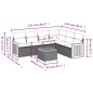 vidaXL 7-tlg. Garten-Sofagarnitur mit Kissen Beige Poly Rattan vidaXL 7-tlg. Garten-Sofagarnitur mit Kissen Beige Poly Rattan