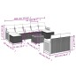 vidaXL 10-tlg. Garten-Sofagarnitur mit Kissen Beige Poly Rattan vidaXL 10-tlg. Garten-Sofagarnitur mit Kissen Beige Poly Rattan