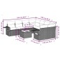 vidaXL 9-tlg. Garten-Sofagarnitur mit Kissen Grau Poly Rattan vidaXL 9-tlg. Garten-Sofagarnitur mit Kissen Grau Poly Rattan