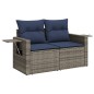 vidaXL 10-tlg. Garten-Sofagarnitur mit Kissen Schwarz Poly Rattan vidaXL 10-tlg. Garten-Sofagarnitur mit Kissen Schwarz Poly Rattan
