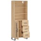 Highboard Sonoma-Eiche 69,5x34x180 cm Holzwerkstoff Highboard Sonoma-Eiche 69,5x34x180 cm Holzwerkstoff