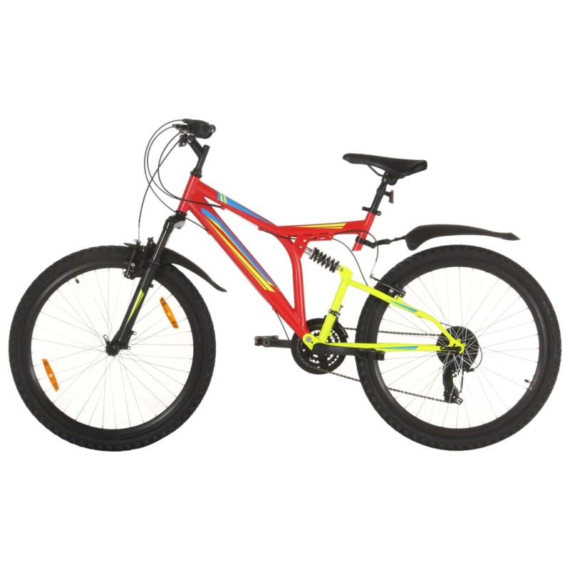 Mountainbike 21 Gang 26 Zoll Rad 49 cm Rot Mountainbike 21 Gang 26 Zoll Rad 49 cm Rot