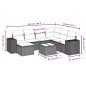 vidaXL 8-tlg. Garten-Sofagarnitur mit Kissen Beige Poly Rattan vidaXL 8-tlg. Garten-Sofagarnitur mit Kissen Beige Poly Rattan