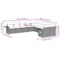 vidaXL 10-tlg. Garten-Sofagarnitur mit Kissen Beige Poly Rattan vidaXL 10-tlg. Garten-Sofagarnitur mit Kissen Beige Poly Rattan
