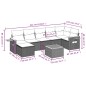 vidaXL 8-tlg. Garten-Sofagarnitur mit Kissen Schwarz Poly Rattan vidaXL 8-tlg. Garten-Sofagarnitur mit Kissen Schwarz Poly Rattan