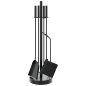 vidaXL 5-tlg. Kaminwerkzeug-Set 18x66 cm Stahl vidaXL 5-tlg. Kaminwerkzeug-Set 18x66 cm Stahl