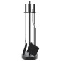 vidaXL 5-tlg. Kaminwerkzeug-Set 18x66 cm Stahl vidaXL 5-tlg. Kaminwerkzeug-Set 18x66 cm Stahl