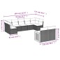 vidaXL 9-tlg. Garten-Sofagarnitur mit Kissen Grau Poly Rattan vidaXL 9-tlg. Garten-Sofagarnitur mit Kissen Grau Poly Rattan