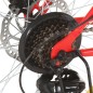 Mountainbike 21 Gang 27,5 Zoll Rad 38 cm Rot Mountainbike 21 Gang 27,5 Zoll Rad 38 cm Rot