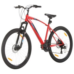 Mountainbike 21 Gang 29 Zoll Rad 48 cm Rahmen Rot