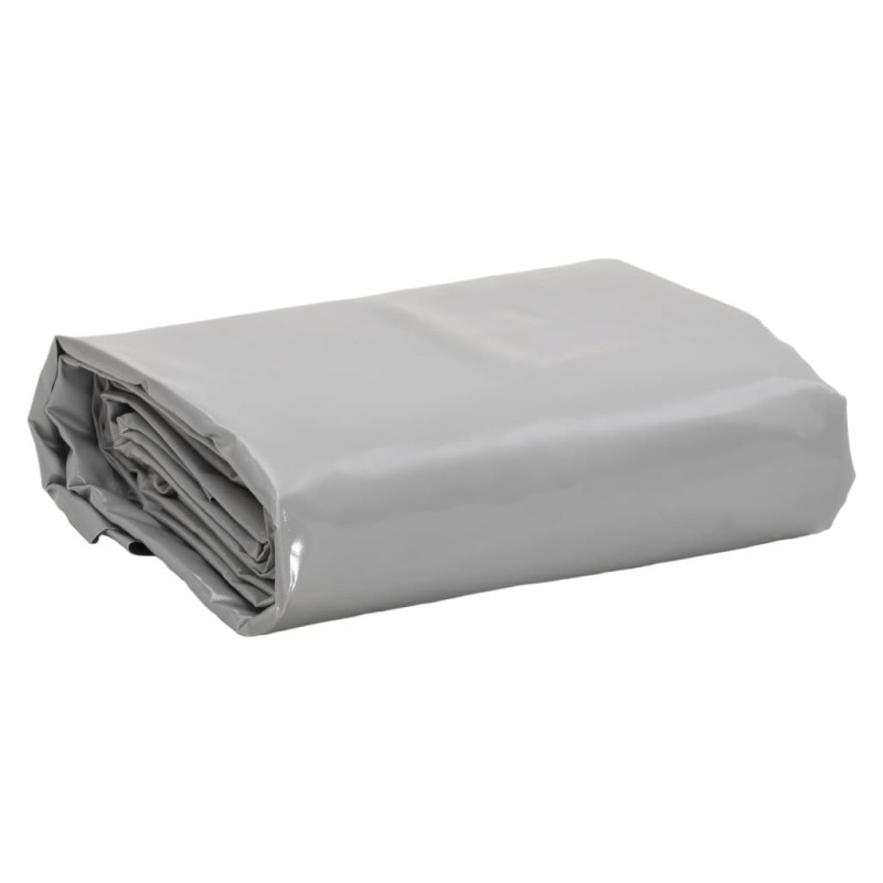 vidaXL Abdeckplane Grau 1x2,5 m 600 g/m² vidaXL Abdeckplane Grau 1x2,5 m 600 g/m²