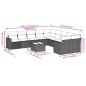 vidaXL 11-tlg. Garten-Sofagarnitur mit Kissen Beige Poly Rattan vidaXL 11-tlg. Garten-Sofagarnitur mit Kissen Beige Poly Rattan