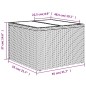 vidaXL 11-tlg. Garten-Sofagarnitur mit Kissen Schwarz Poly Rattan vidaXL 11-tlg. Garten-Sofagarnitur mit Kissen Schwarz Poly Rattan