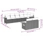 vidaXL 8-tlg. Garten-Sofagarnitur mit Kissen Beige Poly Rattan vidaXL 8-tlg. Garten-Sofagarnitur mit Kissen Beige Poly Rattan