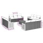 vidaXL 13-tlg. Garten-Sofagarnitur mit Kissen Schwarz Poly Rattan vidaXL 13-tlg. Garten-Sofagarnitur mit Kissen Schwarz Poly Rattan