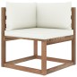 vidaXL 3-tlg. Garten-Lounge-Set aus Paletten mit Kissen Kiefernholz vidaXL 3-tlg. Garten-Lounge-Set aus Paletten mit Kissen Kiefernholz