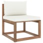 vidaXL 3-tlg. Garten-Lounge-Set aus Paletten mit Kissen Kiefernholz vidaXL 3-tlg. Garten-Lounge-Set aus Paletten mit Kissen Kiefernholz
