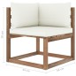 vidaXL 3-tlg. Garten-Lounge-Set aus Paletten mit Kissen Kiefernholz vidaXL 3-tlg. Garten-Lounge-Set aus Paletten mit Kissen Kiefernholz