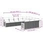 vidaXL 10-tlg. Garten-Sofagarnitur mit Kissen Schwarz Poly Rattan vidaXL 10-tlg. Garten-Sofagarnitur mit Kissen Schwarz Poly Rattan