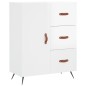 vidaXL Highboard Hochglanz-Weiß 69,5x34x180 cm Holzwerkstoff vidaXL Highboard Hochglanz-Weiß 69,5x34x180 cm Holzwerkstoff