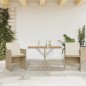 vidaXL 3-tlg. Bistro-Set mit Kissen Beige Poly Rattan vidaXL 3-tlg. Bistro-Set mit Kissen Beige Poly Rattan