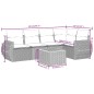 vidaXL 6-tlg. Garten-Sofagarnitur mit Kissen Schwarz Poly Rattan vidaXL 6-tlg. Garten-Sofagarnitur mit Kissen Schwarz Poly Rattan