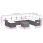 vidaXL 9-tlg. Garten-Sofagarnitur mit Kissen Beige Poly Rattan vidaXL 9-tlg. Garten-Sofagarnitur mit Kissen Beige Poly Rattan
