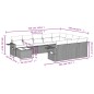 vidaXL 11-tlg. Garten-Sofagarnitur mit Kissen Grau Poly Rattan vidaXL 11-tlg. Garten-Sofagarnitur mit Kissen Grau Poly Rattan