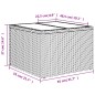 vidaXL 11-tlg. Garten-Sofagarnitur mit Kissen Grau Poly Rattan vidaXL 11-tlg. Garten-Sofagarnitur mit Kissen Grau Poly Rattan