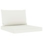 5-tlg. Garten-Lounge-Set mit Creme Kissen 5-tlg. Garten-Lounge-Set mit Creme Kissen