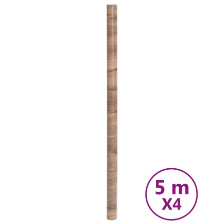 vidaXL Möbelfolien Selbstklebend Holzoptik 90x500 cm PVC