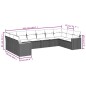 vidaXL 10-tlg. Garten-Sofagarnitur mit Kissen Beige Poly Rattan vidaXL 10-tlg. Garten-Sofagarnitur mit Kissen Beige Poly Rattan