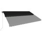 vidaXL Automatisch Einziehbare Markise 500×300 cm Anthrazit vidaXL Automatisch Einziehbare Markise 500×300 cm Anthrazit