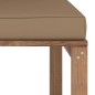 Outdoor-Ecksofa Paletten mit Kissen in Taupe Outdoor-Ecksofa Paletten mit Kissen in Taupe