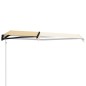 vidaXL Einziehbare Markise mit Windsensor & LED 300x250cm Gelb Weiß vidaXL Einziehbare Markise mit Windsensor & LED 300x250cm Gelb Weiß