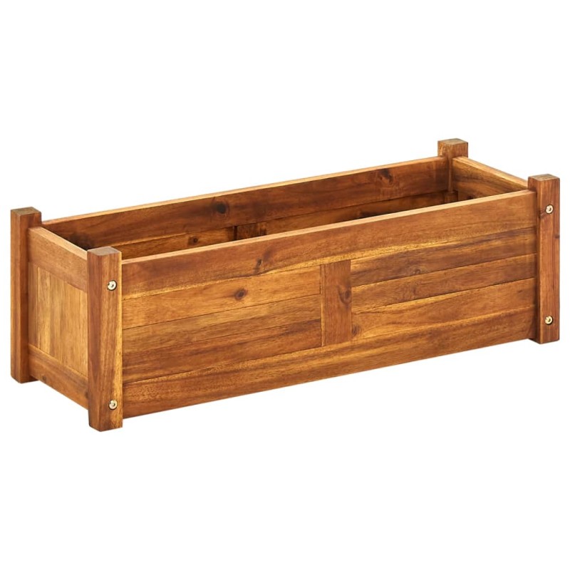vidaXL Garten-Hochbeet Akazienholz 76x27,6x25 cm vidaXL Garten-Hochbeet Akazienholz 76x27,6x25 cm