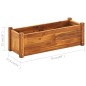 vidaXL Garten-Hochbeet Akazienholz 76x27,6x25 cm vidaXL Garten-Hochbeet Akazienholz 76x27,6x25 cm