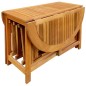 vidaXL 5-tlg. Garten-Essgruppe Klappbar Akazie Massivholz vidaXL 5-tlg. Garten-Essgruppe Klappbar Akazie Massivholz