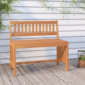 vidaXL Gartenbank 80 cm Massivholz Eukalyptus