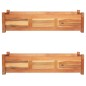 vidaXL Garten-Hochbeete 2 Stk. Akazienholz 100x30x25 cm vidaXL Garten-Hochbeete 2 Stk. Akazienholz 100x30x25 cm