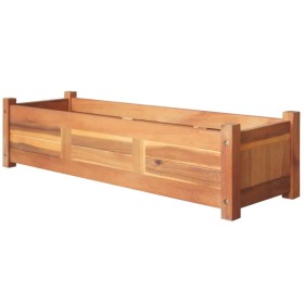 vidaXL Garten-Hochbeete 2 Stk. Akazienholz 100x30x25 cm 