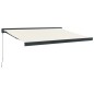 vidaXL Markise Einziehbar Creme 3,5x2,5 m Stoff und Aluminium vidaXL Markise Einziehbar Creme 3,5x2,5 m Stoff und Aluminium