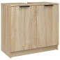 vidaXL 3-tlg. Badmöbel-Set Sonoma-Eiche Holzwerkstoff vidaXL 3-tlg. Badmöbel-Set Sonoma-Eiche Holzwerkstoff